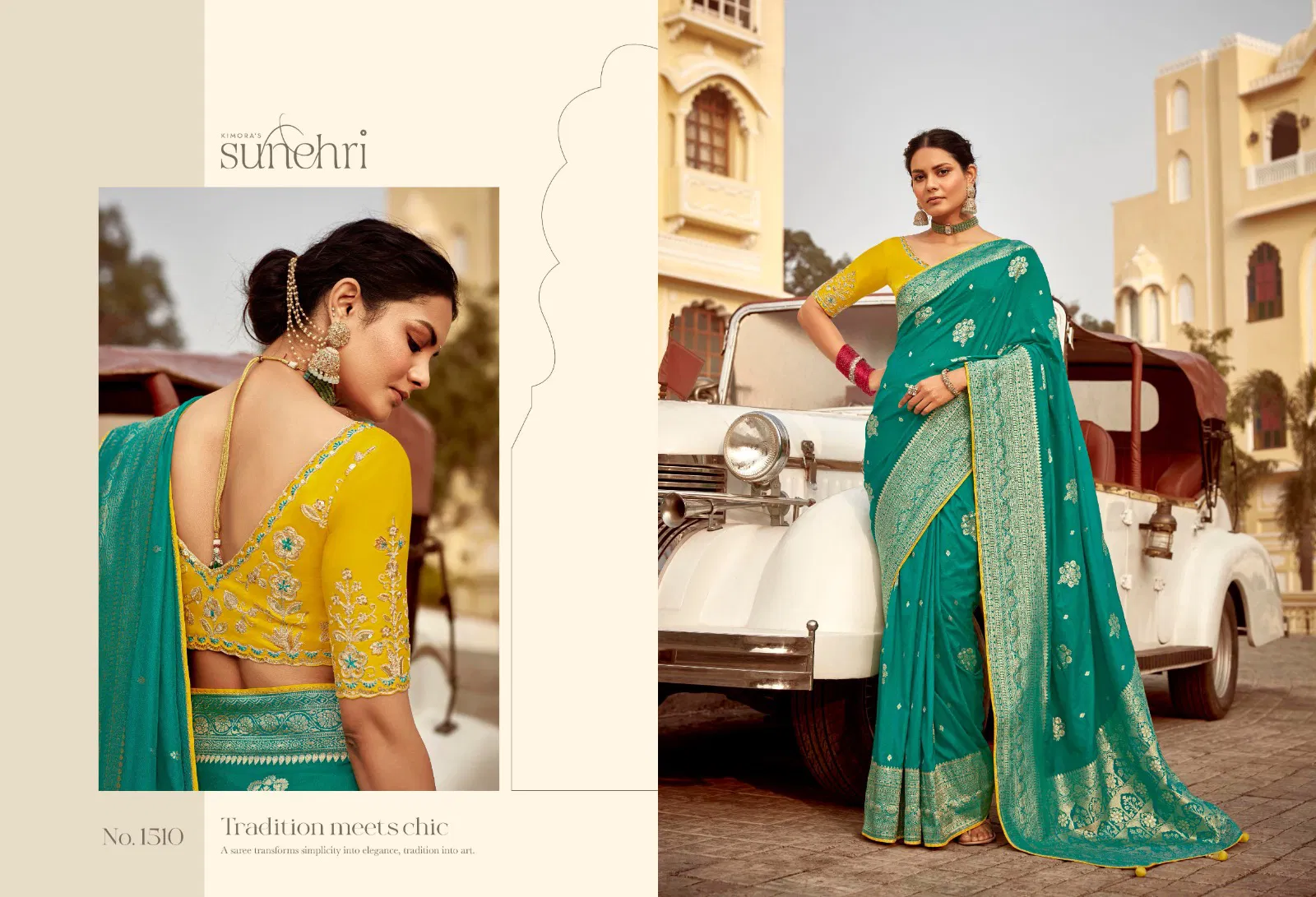 Rang Mahal By Kimora Dola Silk Wedding Wear Saree Wholesale Market In Surat